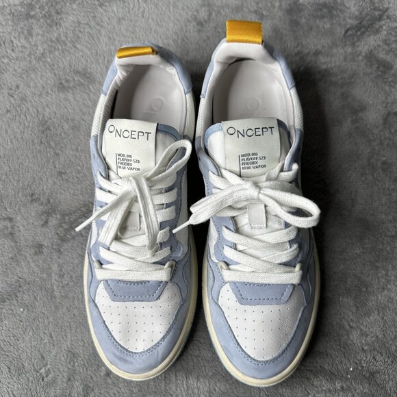 ONCEPT Phoenix Sneakers Womens 10 Blue Vapor Leather Shoes Playoff S23 Comfort - Picture 4 of 11